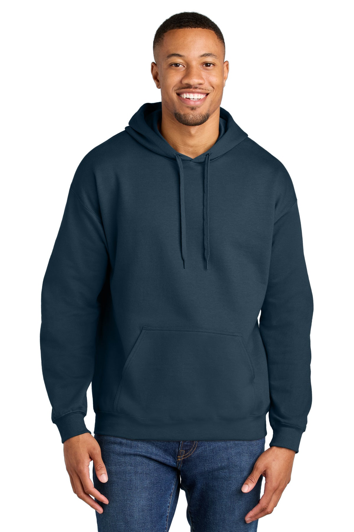 Gildan Softstyle Midweight Pullover Hooded Sweatshirt - Blue Dusk