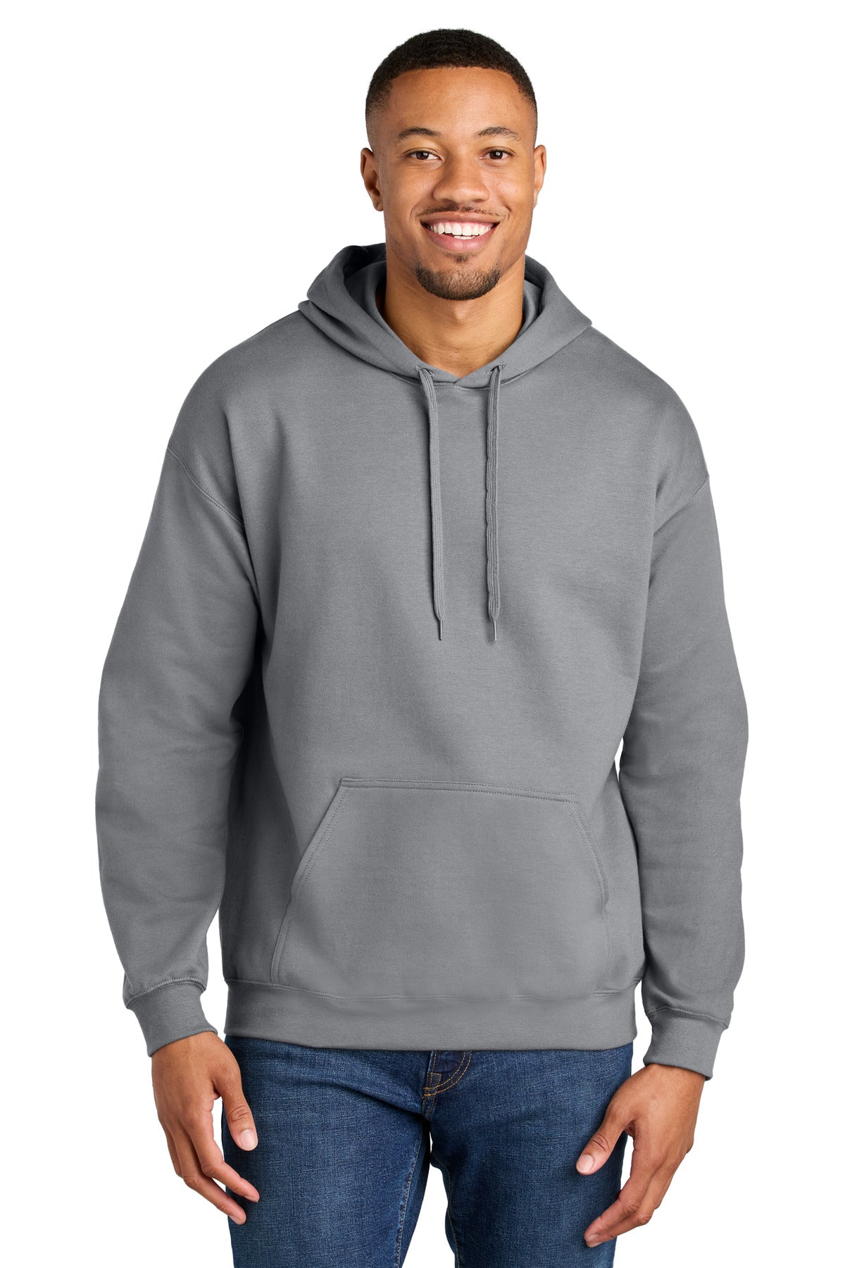 Gildan Softstyle Midweight Pullover Hooded Sweatshirt - Cement