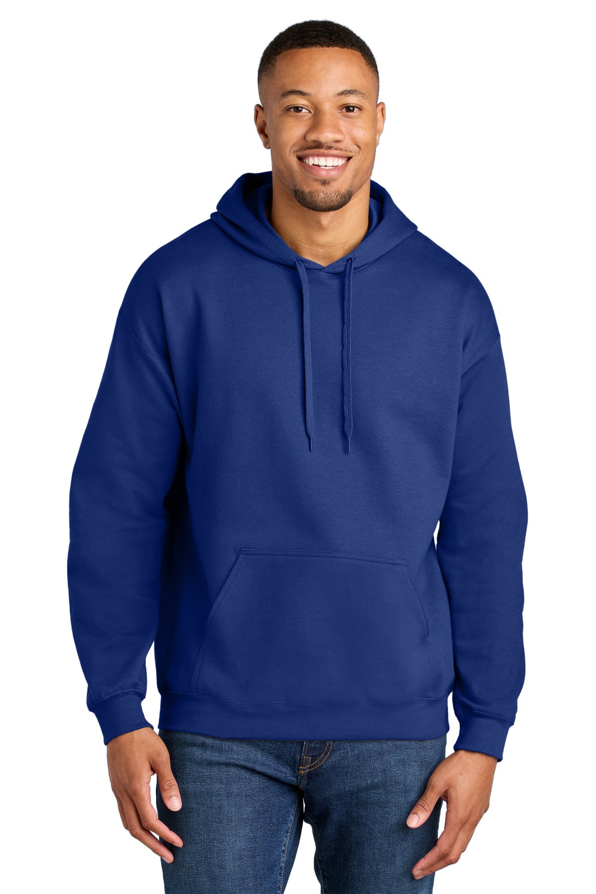 Gildan Softstyle Midweight Pullover Hooded Sweatshirt - Cobalt