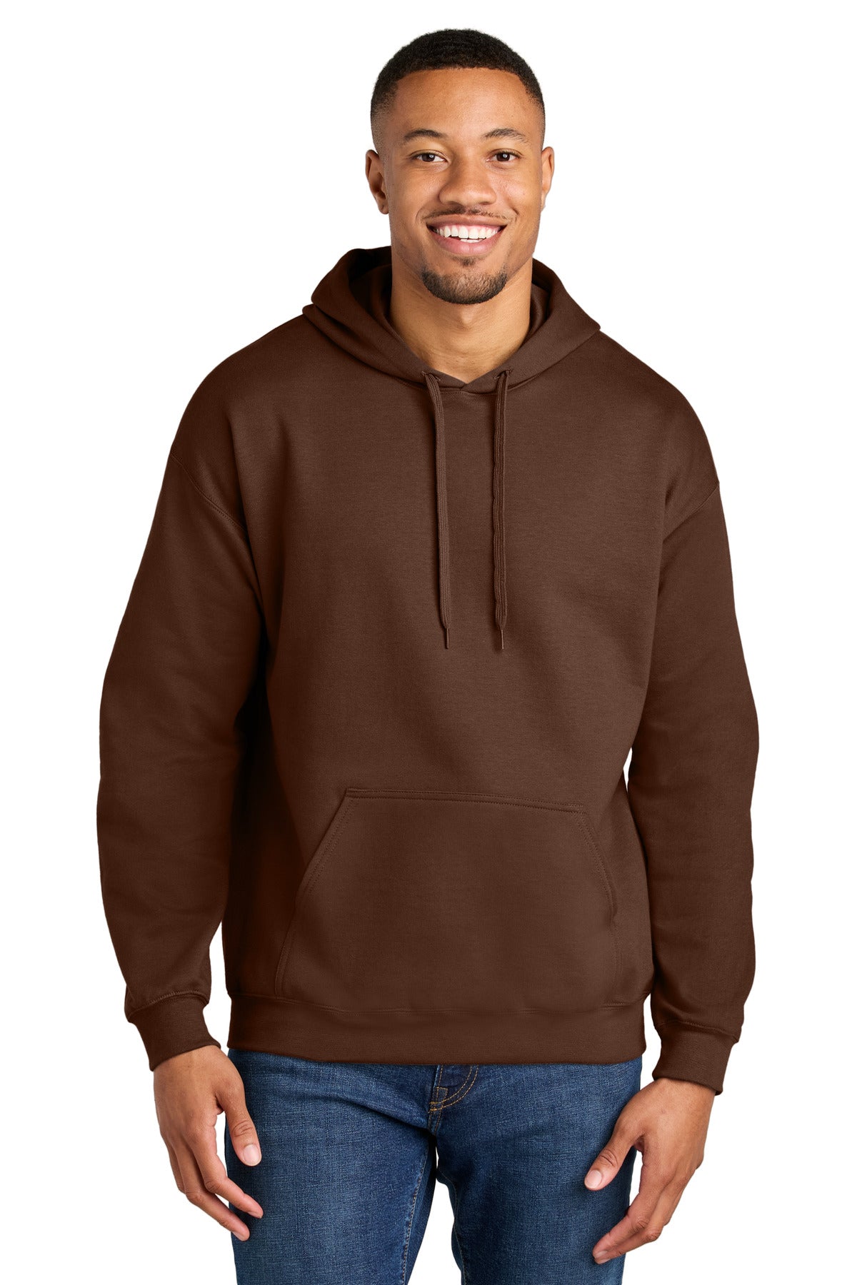 Gildan Softstyle Midweight Pullover Hooded Sweatshirt - Cocoa