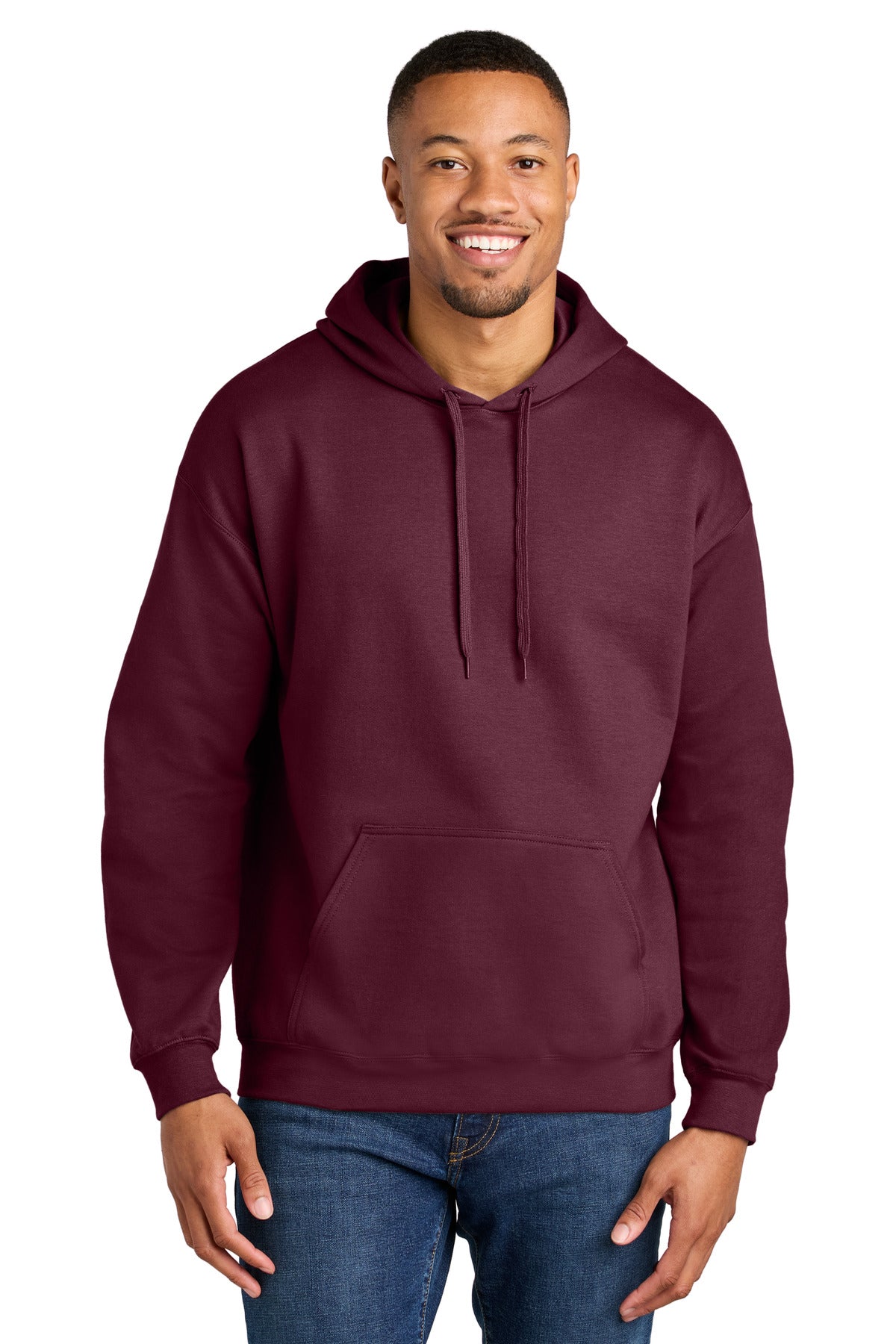 Gildan Softstyle Midweight Pullover Hooded Sweatshirt - Maroon