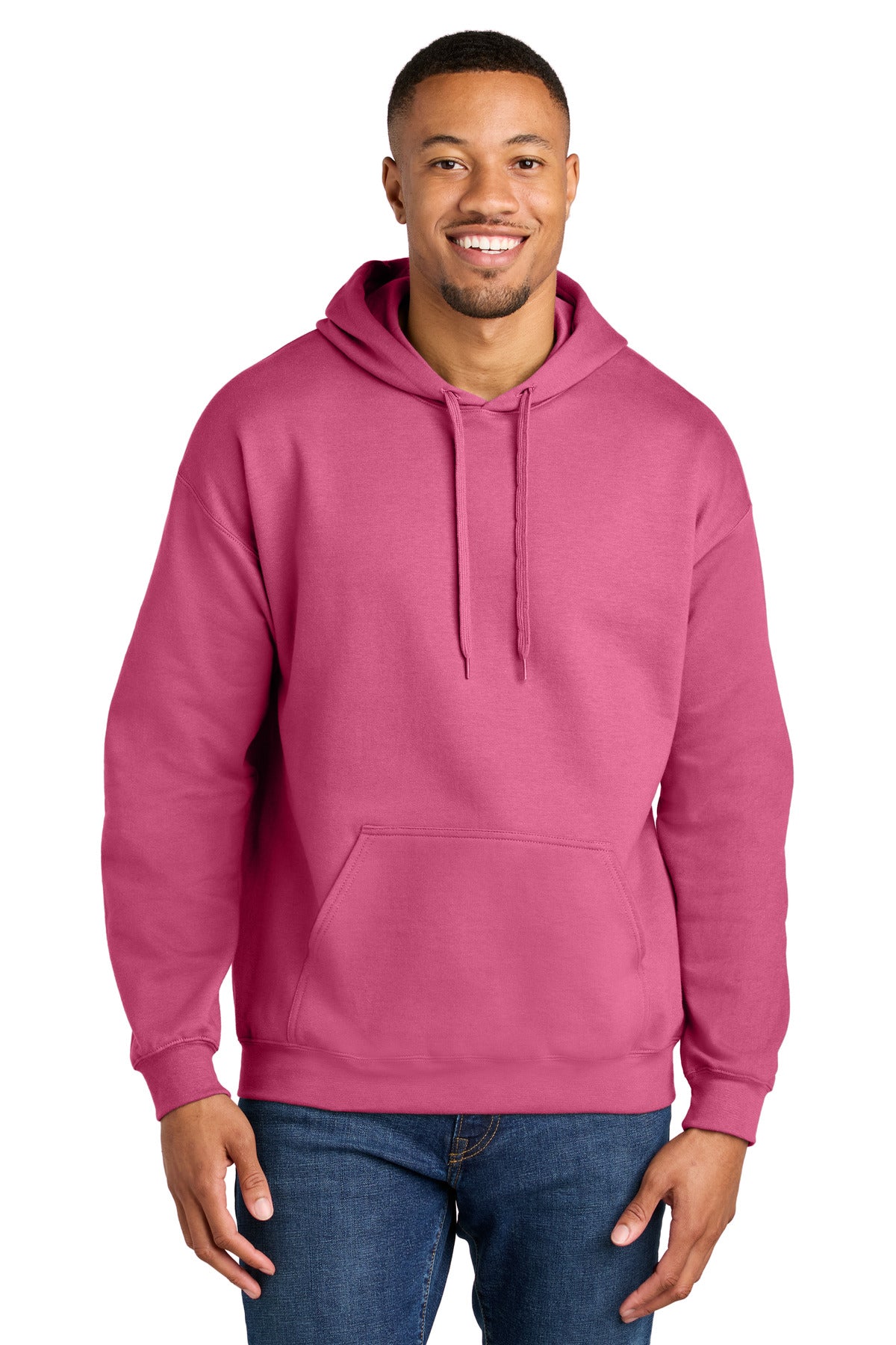 Gildan Softstyle Midweight Pullover Hooded Sweatshirt - Pink Lemonade