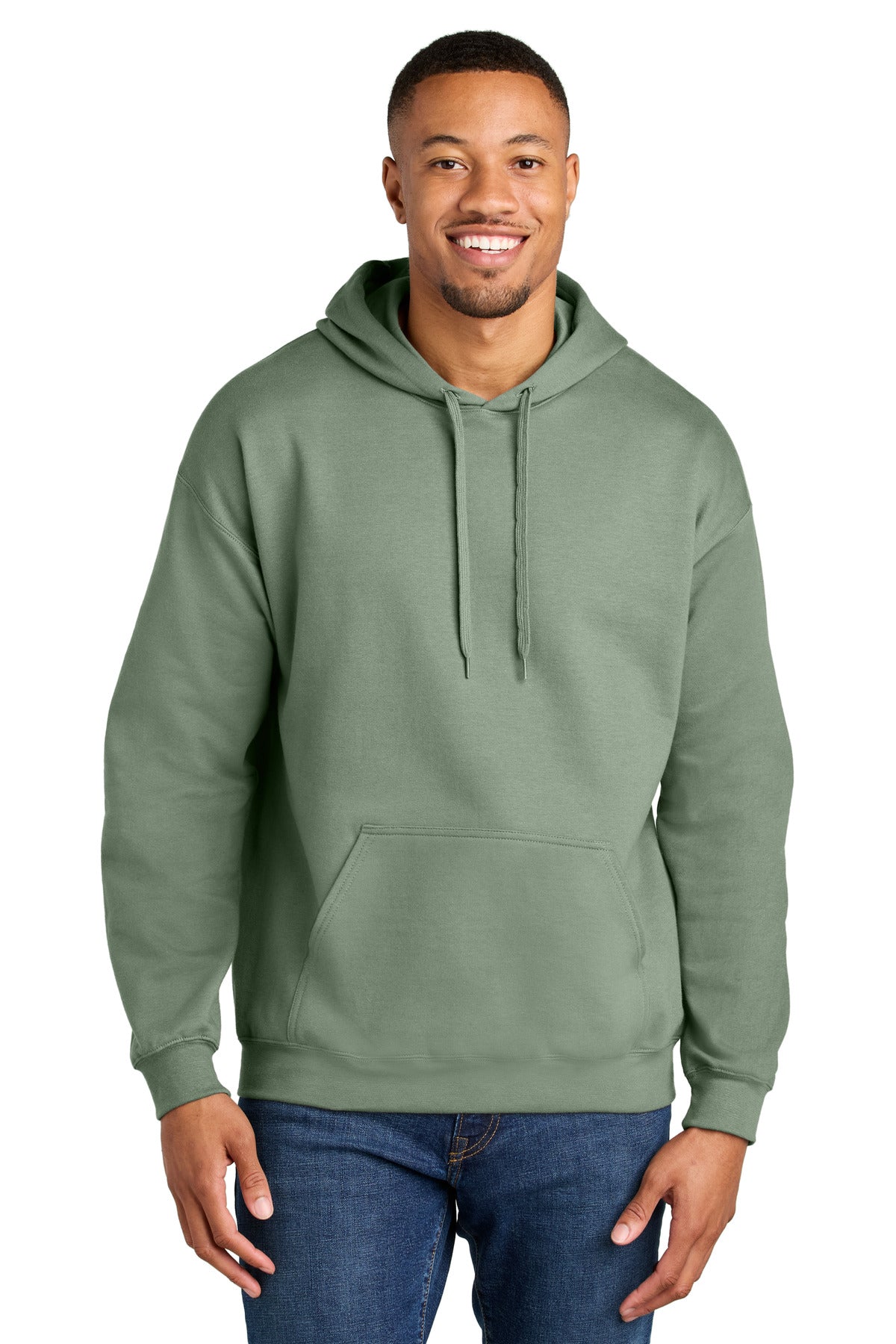 Gildan Softstyle Midweight Pullover Hooded Sweatshirt - Sage