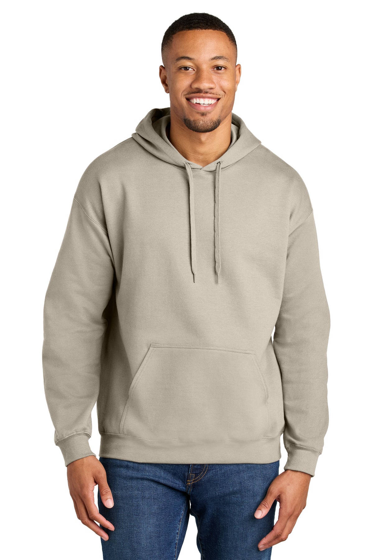 Gildan Softstyle Midweight Pullover Hooded Sweatshirt - Sand