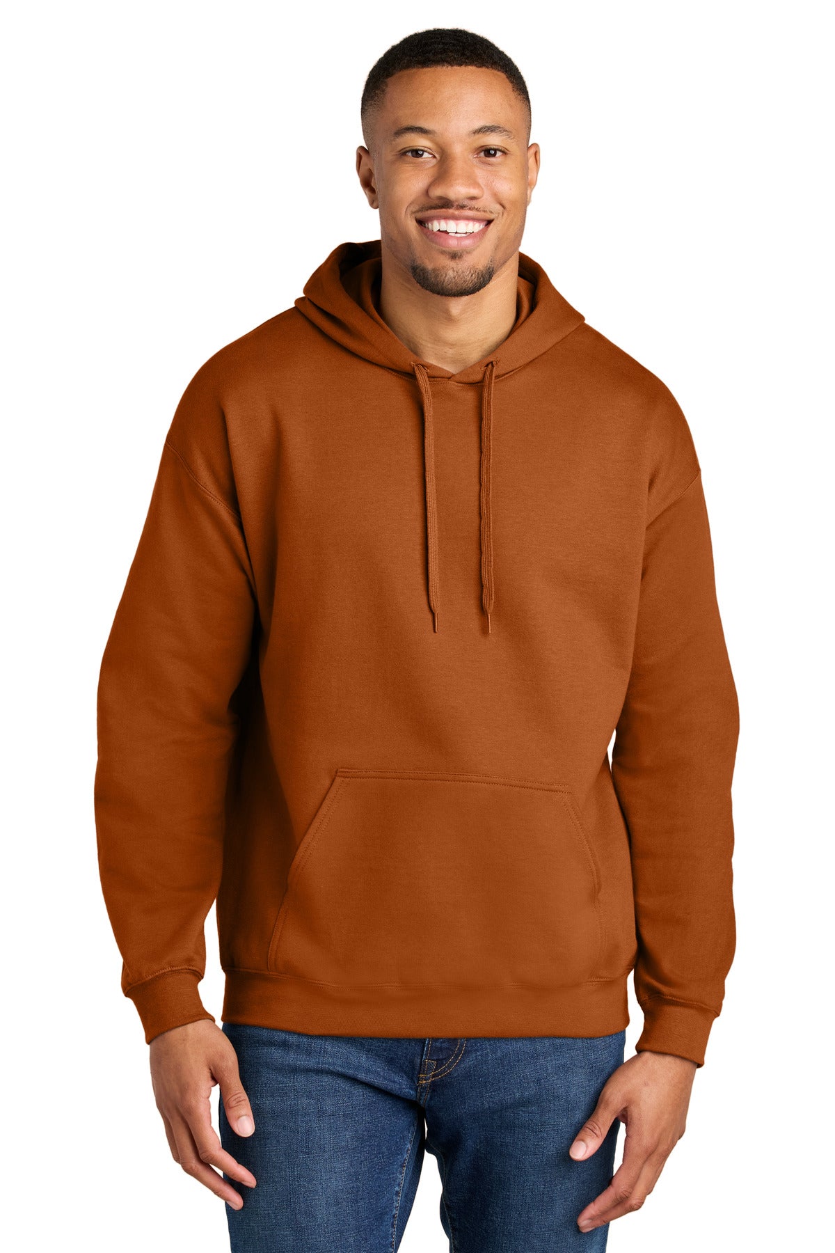 Gildan Softstyle Midweight Pullover Hooded Sweatshirt - T. Orange