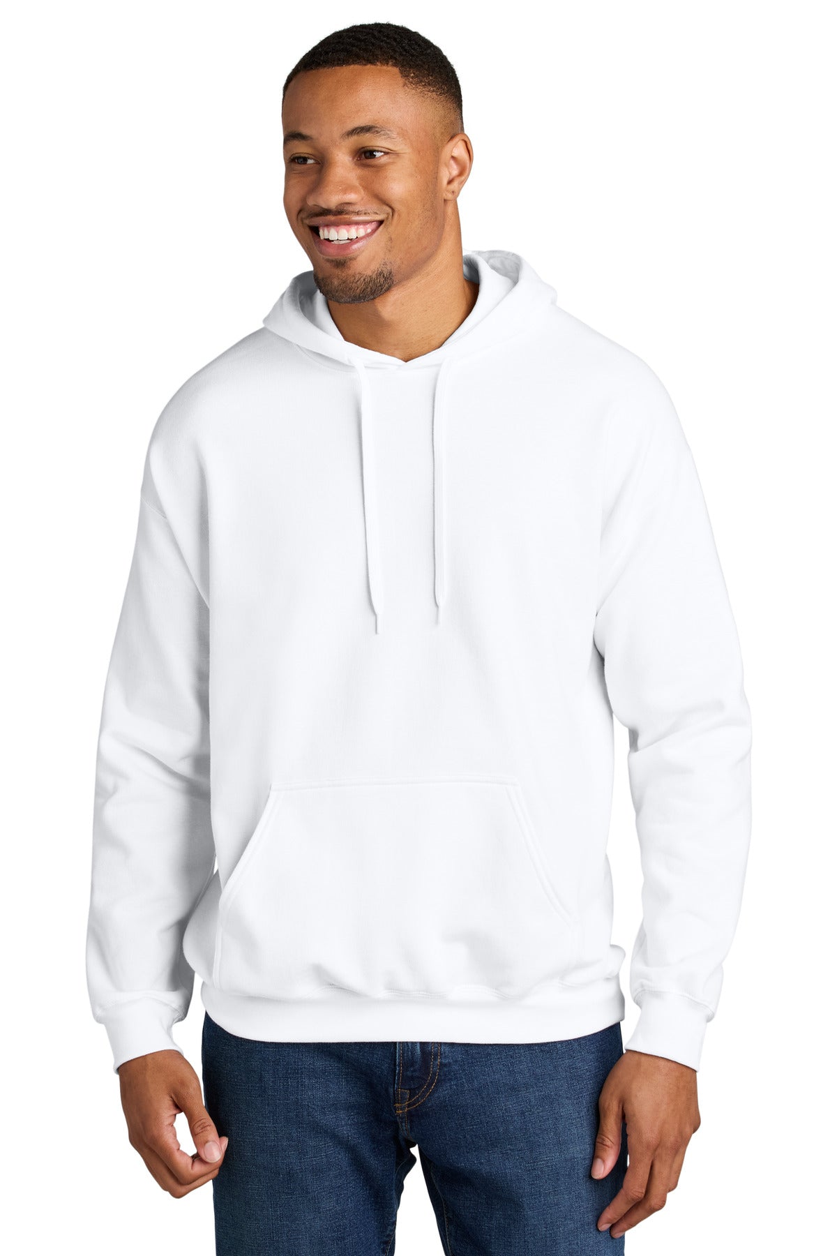 Gildan Softstyle Midweight Pullover Hooded Sweatshirt - White