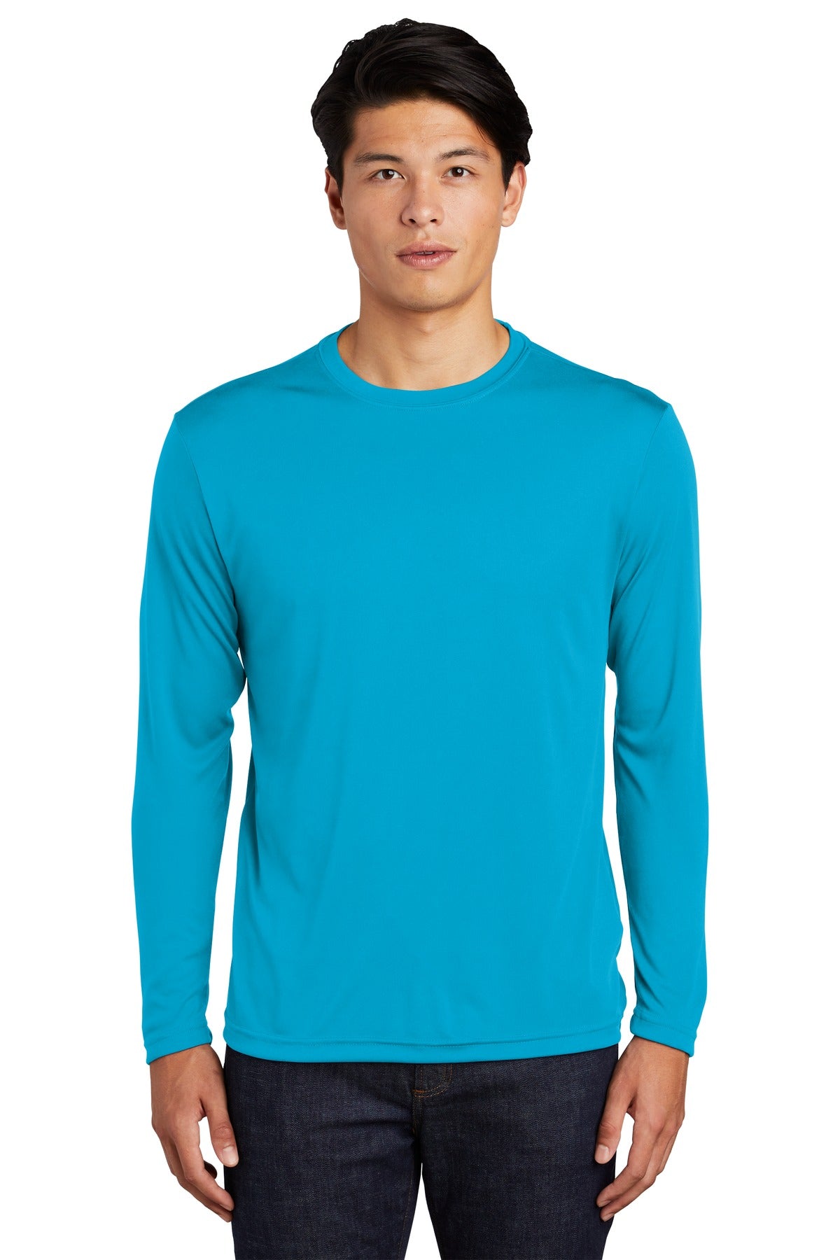 Sport-Tek Long Sleeve PosiCharge Competitor Tee - Atomic Blue