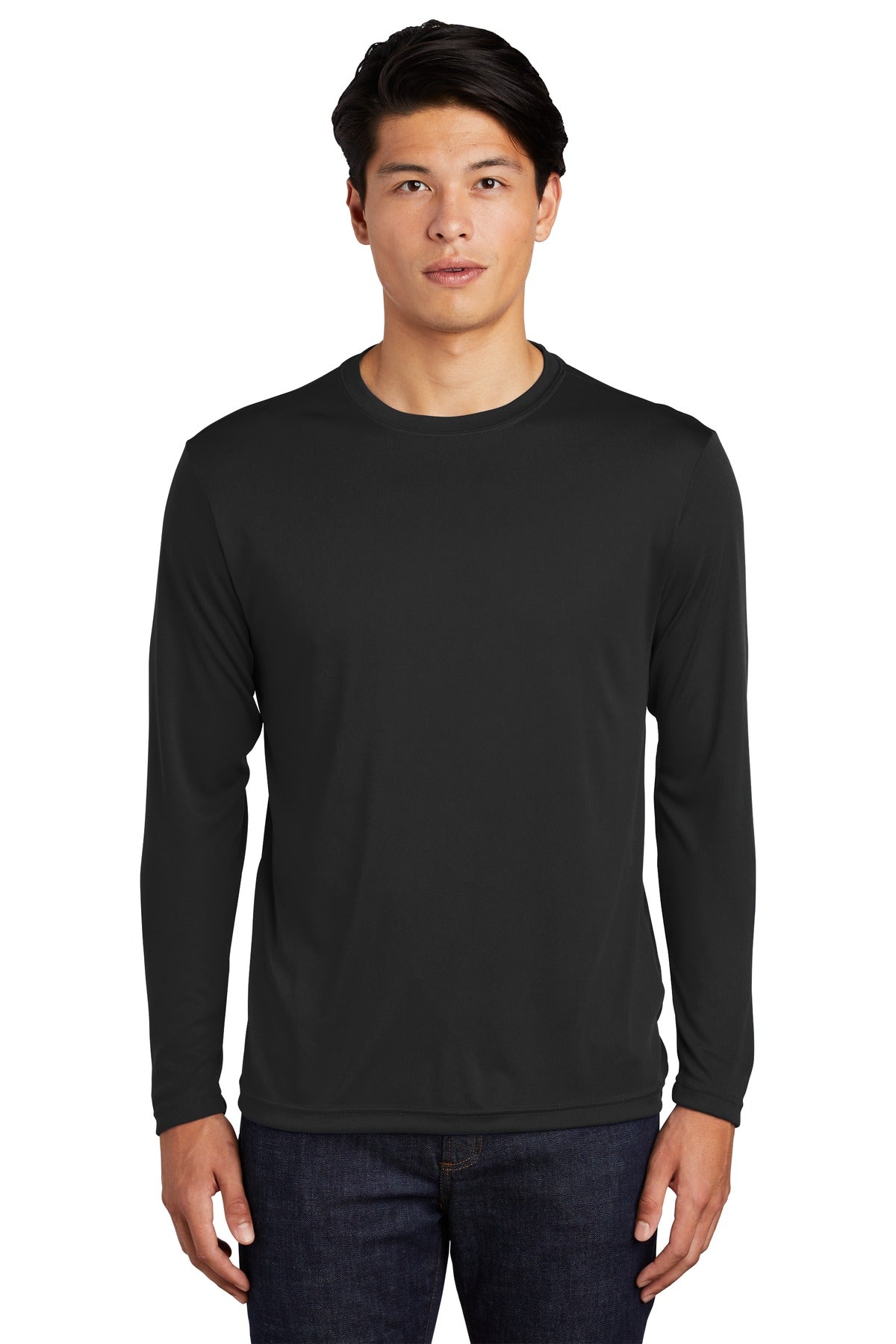Sport-Tek Long Sleeve PosiCharge Competitor Tee - Black