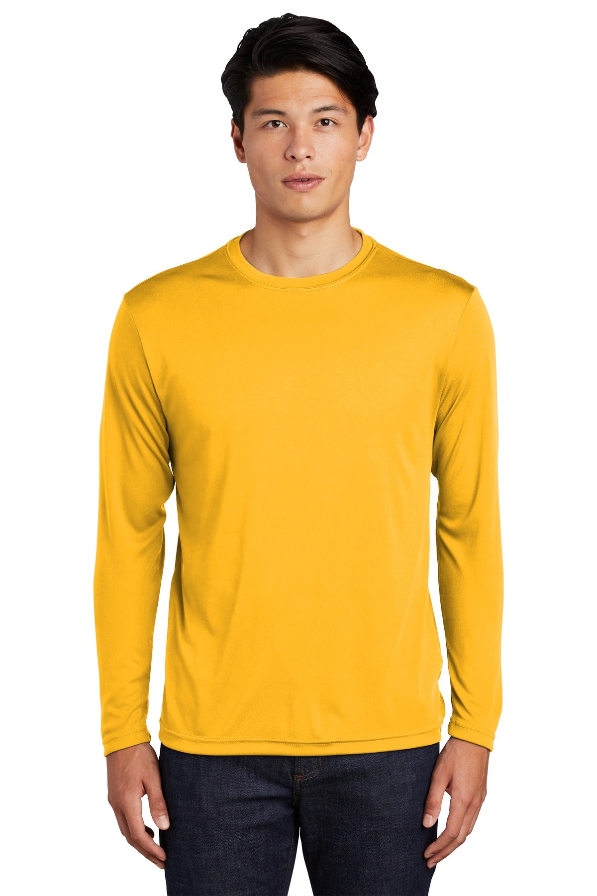 Sport-Tek Long Sleeve PosiCharge Competitor Tee - Gold