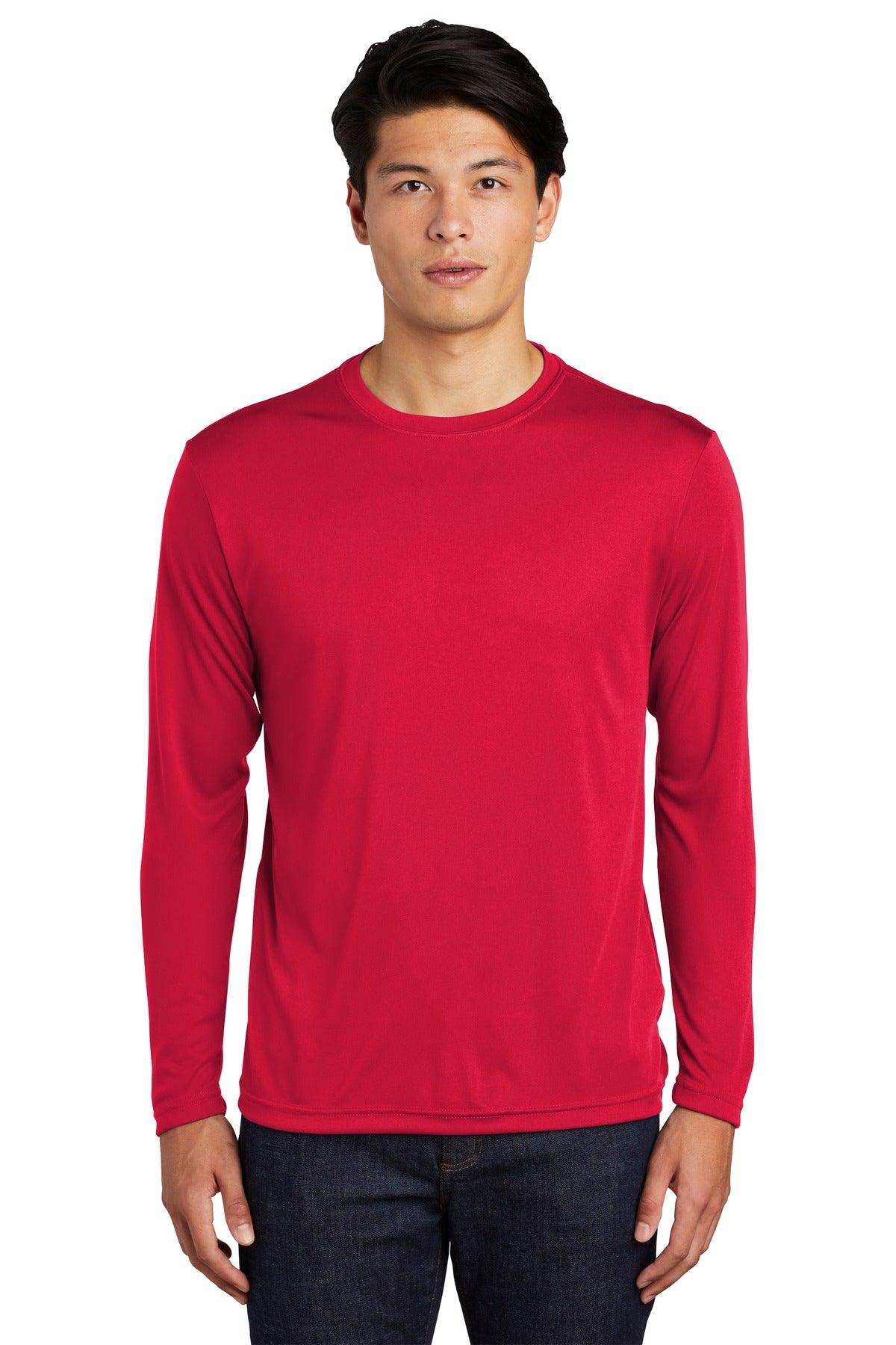 Sport-Tek Long Sleeve PosiCharge Competitor Tee - True Red