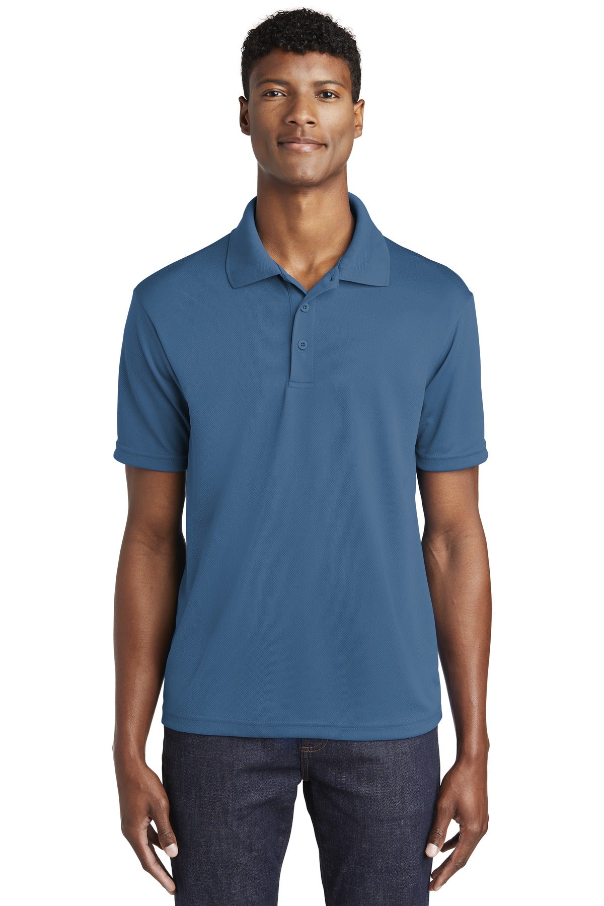 Sport-Tek PosiCharge RacerMesh Polo - Dawn Blue