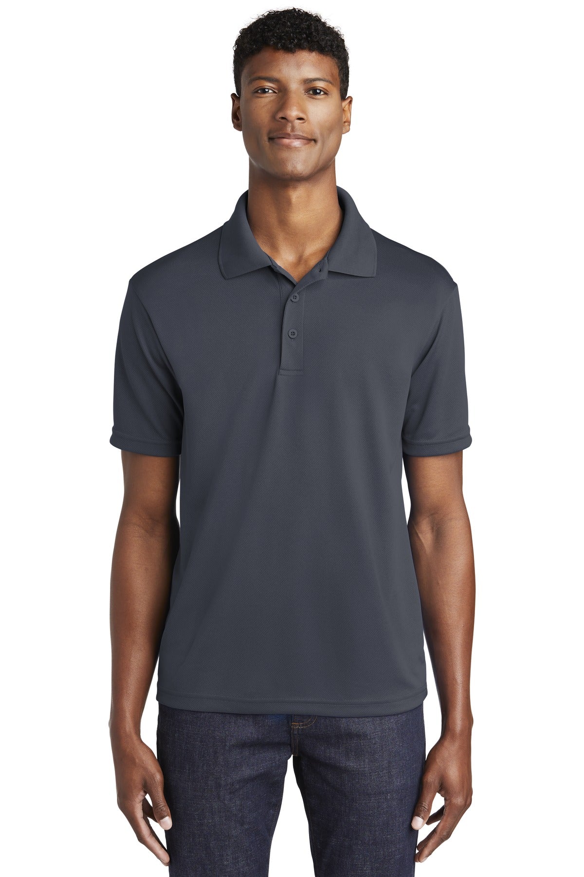 Sport-Tek PosiCharge RacerMesh Polo - Graphite