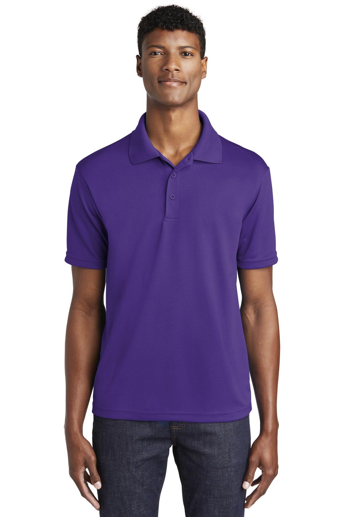 Sport-Tek PosiCharge RacerMesh Polo - Purple