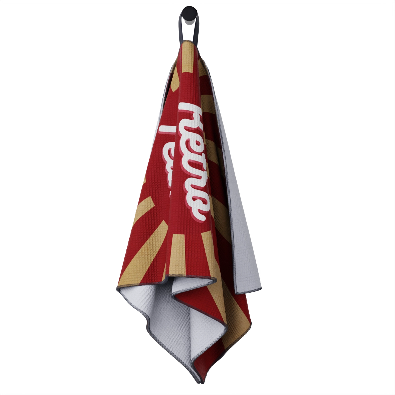 Velour Waffle Custom Golf Towel