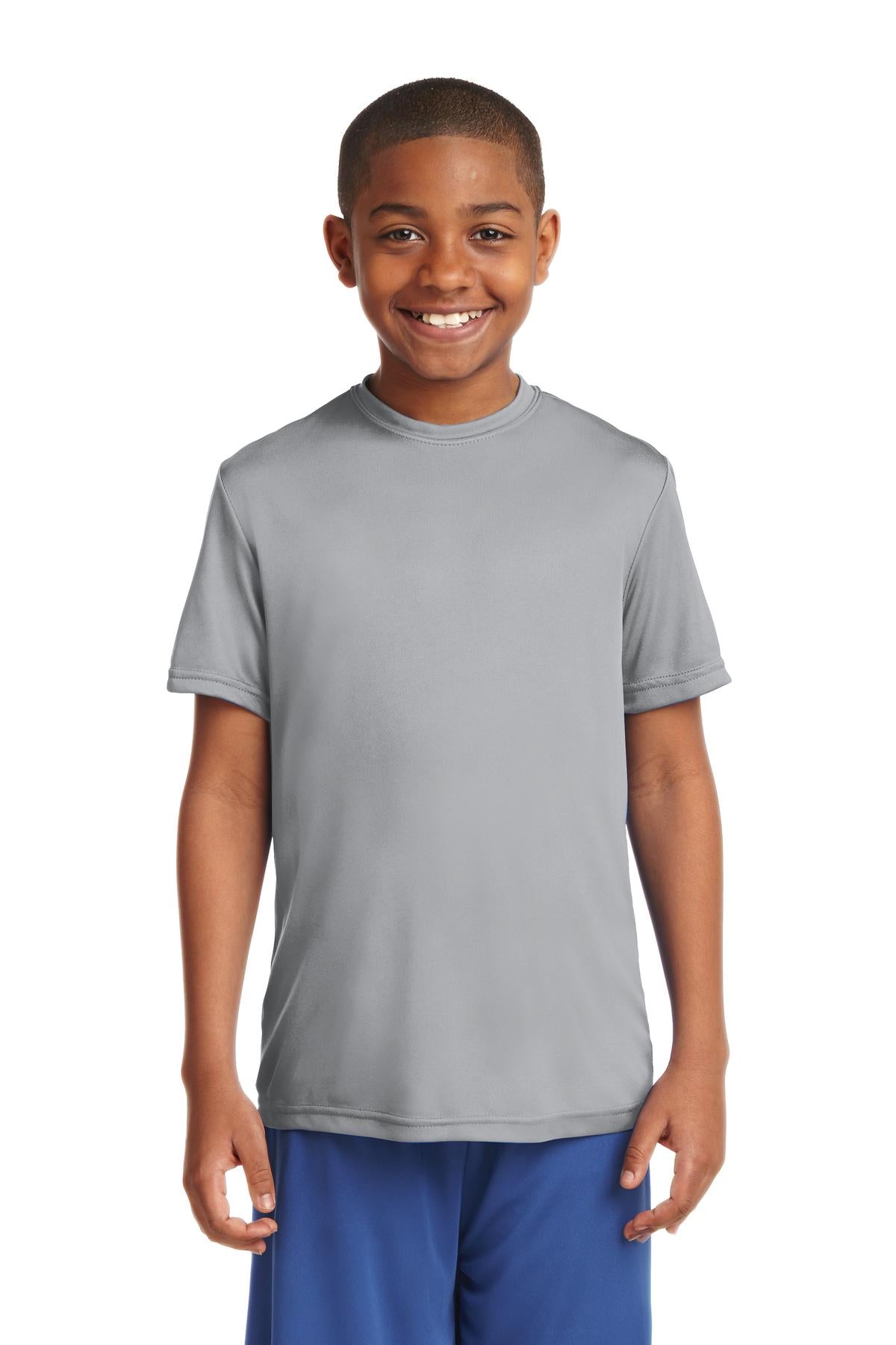 Sport-Tek Youth PosiCharge Competitor Tee - Silver