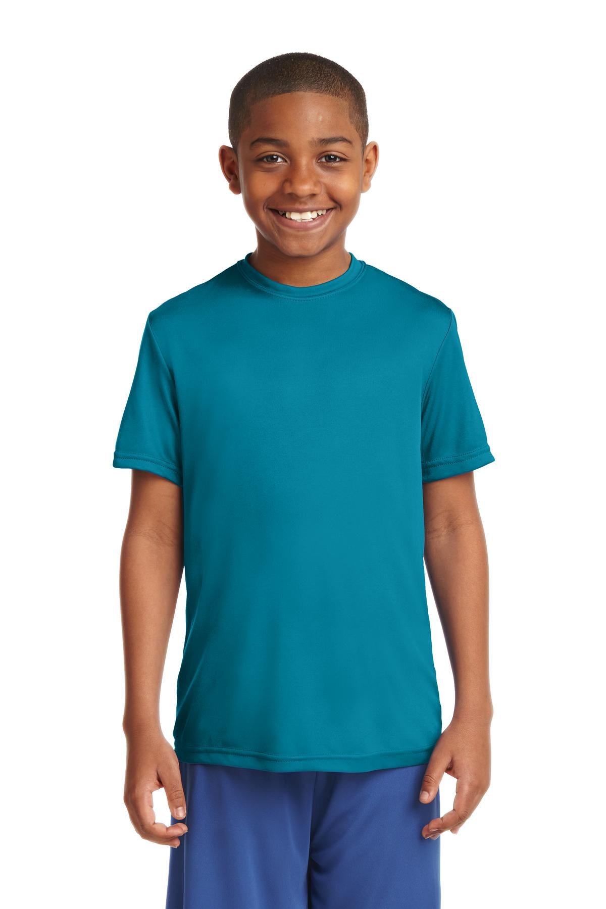 Sport-Tek Youth PosiCharge Competitor Tee - Tropic Blue