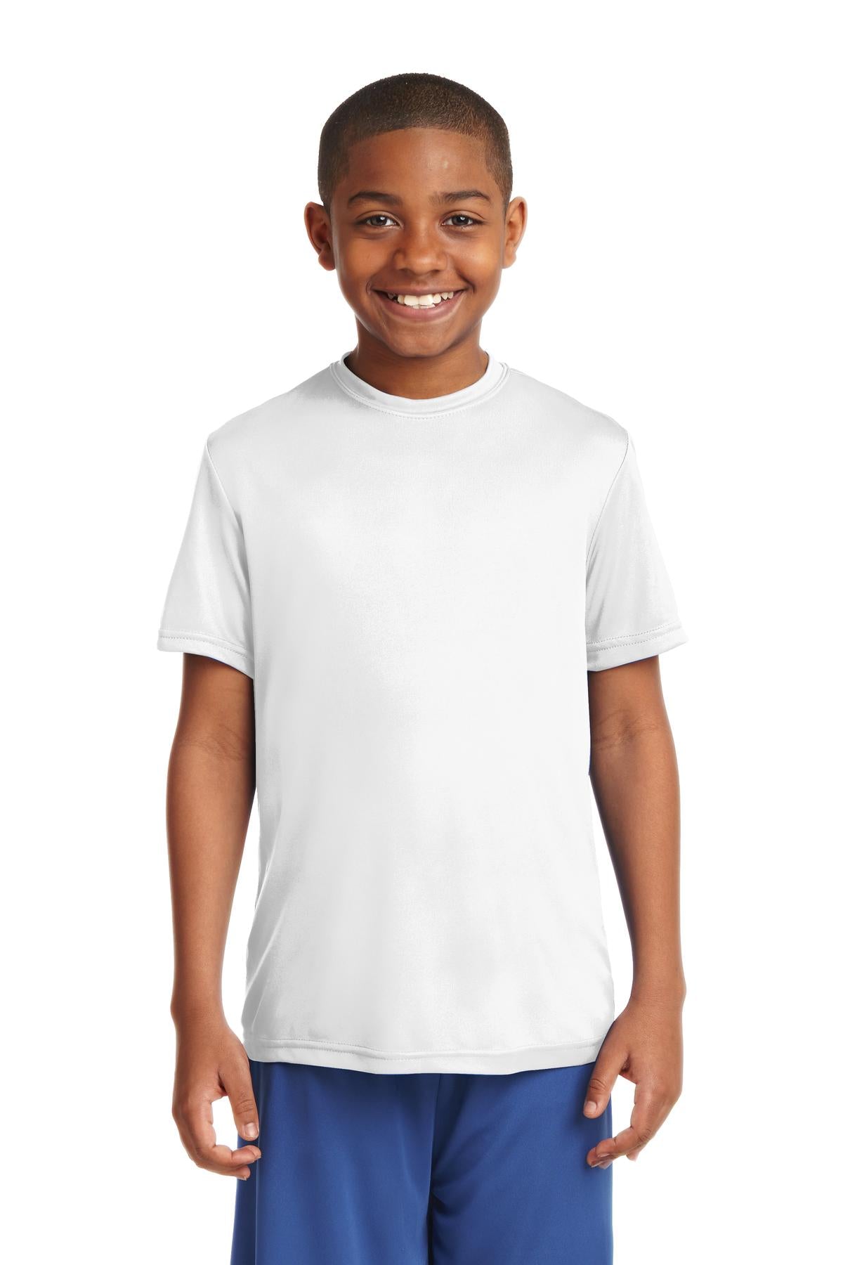 Sport-Tek Youth PosiCharge Competitor Tee - White