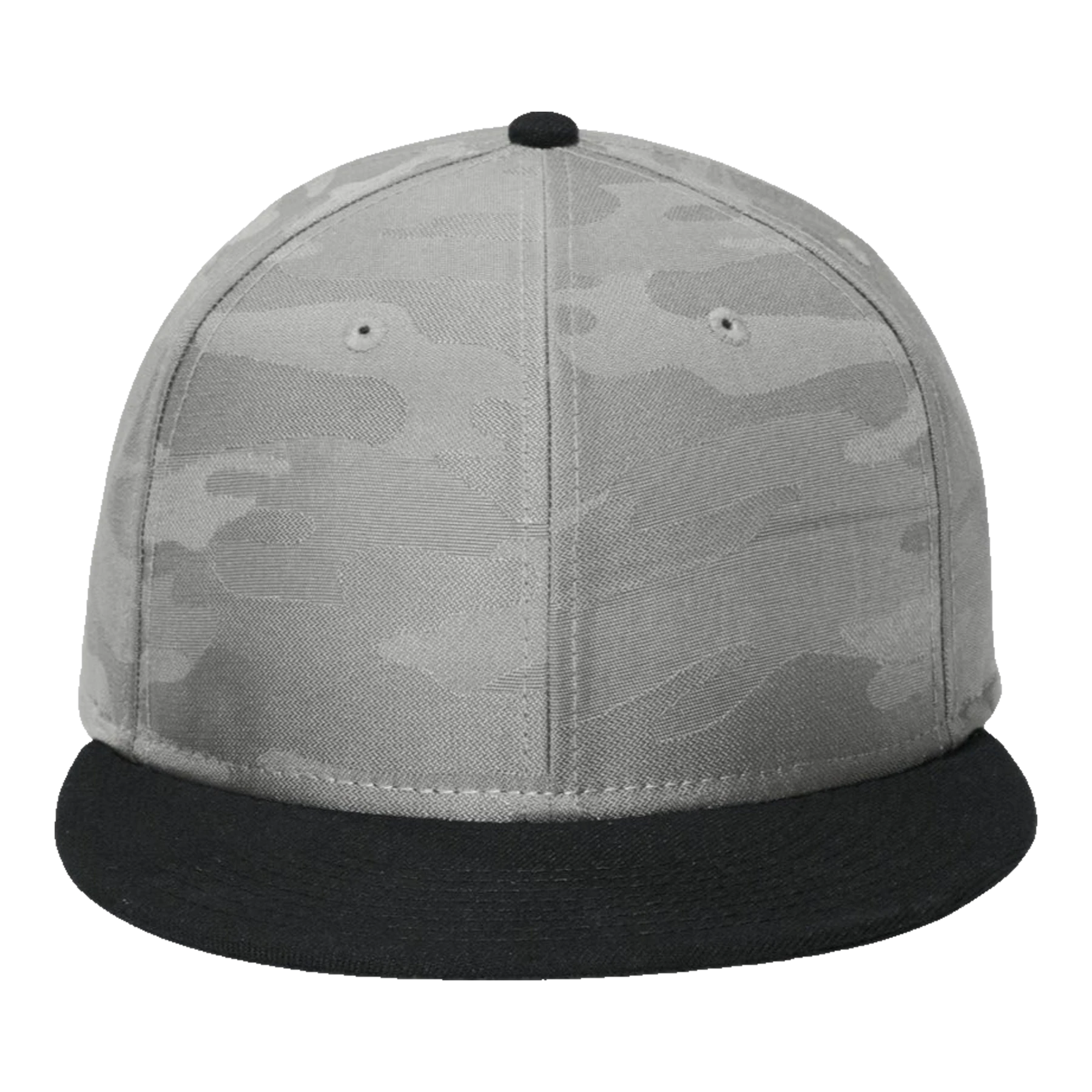 New Era Camo Flat Bill Custom Snapback Hat