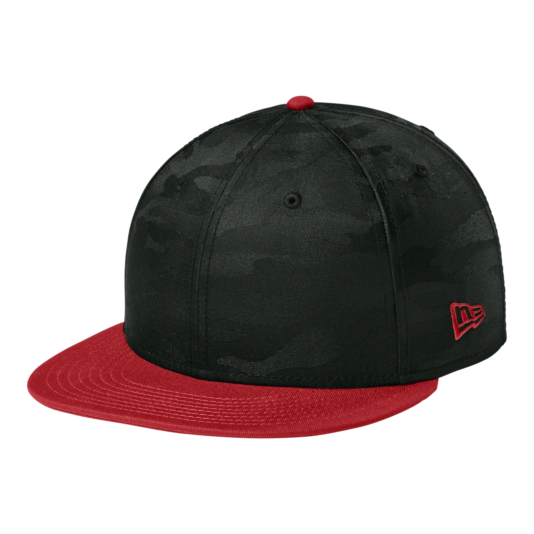 New Era Camo Flat Bill Custom Snapback Hat