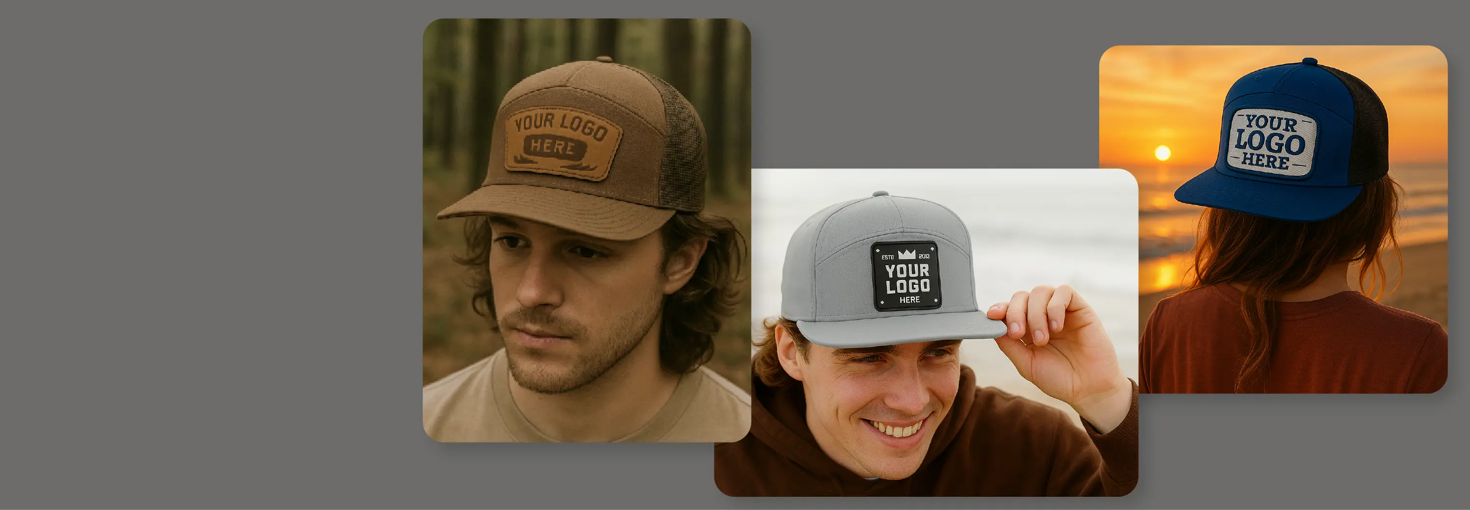 Custom 7 Panel Hats