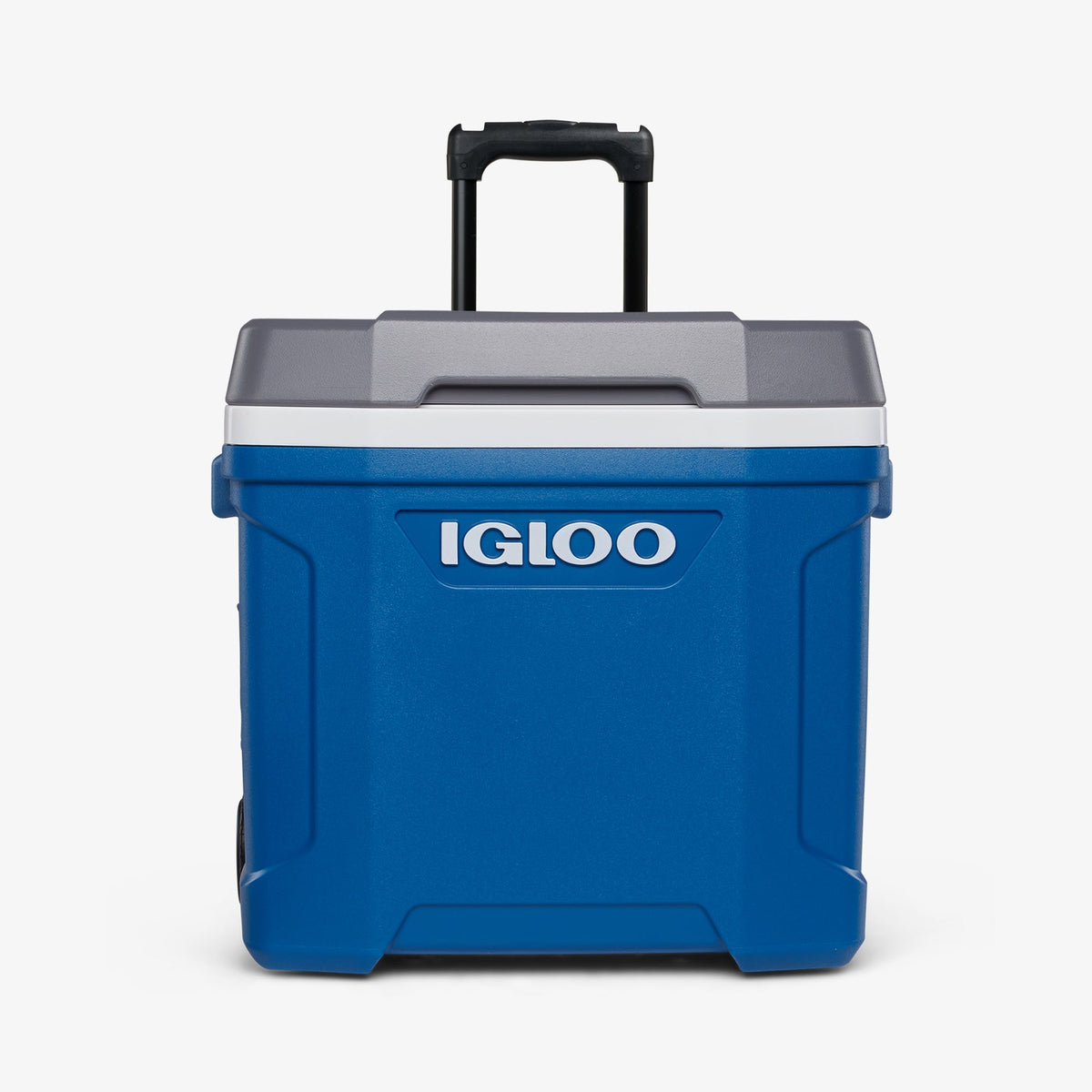 Custom Igloo Latitude 30 Qt Roller Cooler, Blue