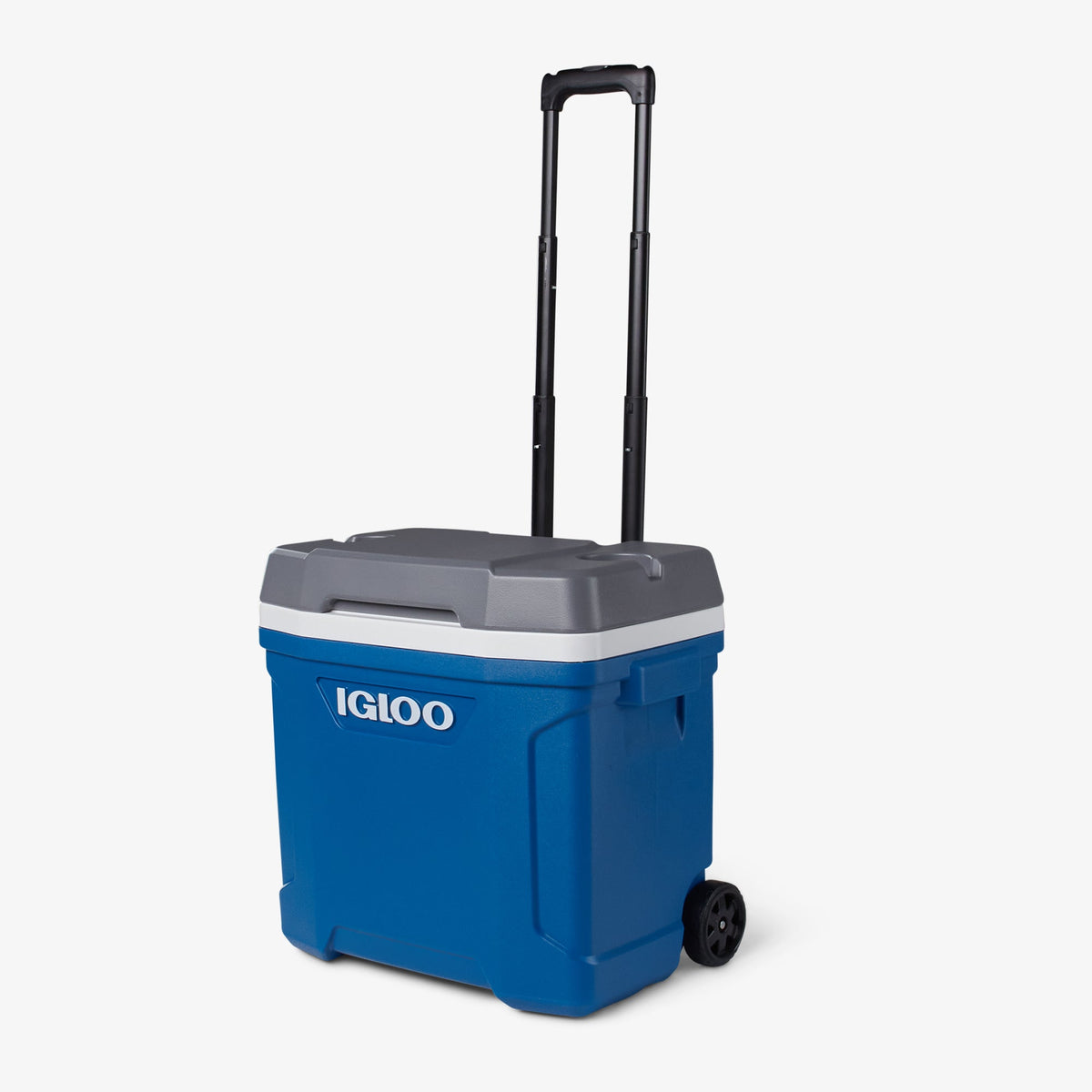 Custom Igloo Latitude 30 Qt Roller Cooler, Blue