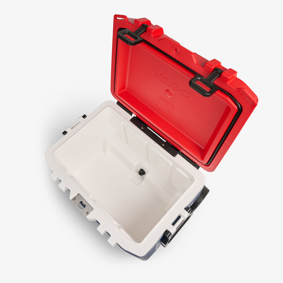 Custom Igloo Trailmate 52 Qt Roller Cooler, Americana