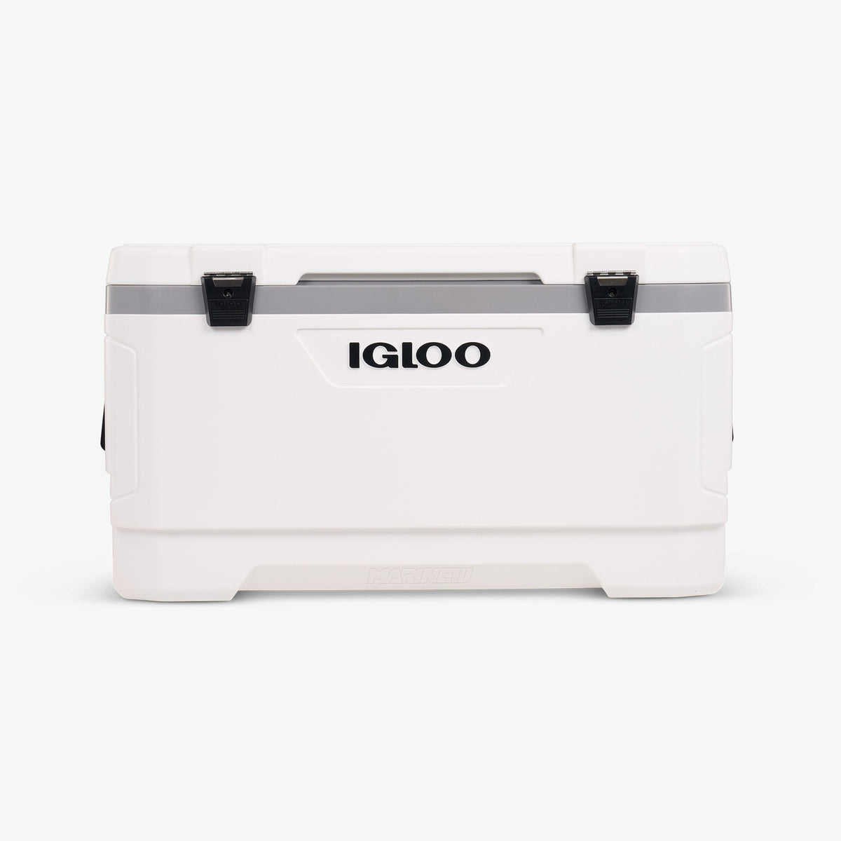 Custom Igloo Marine Ultra 100 Qt Cooler, White