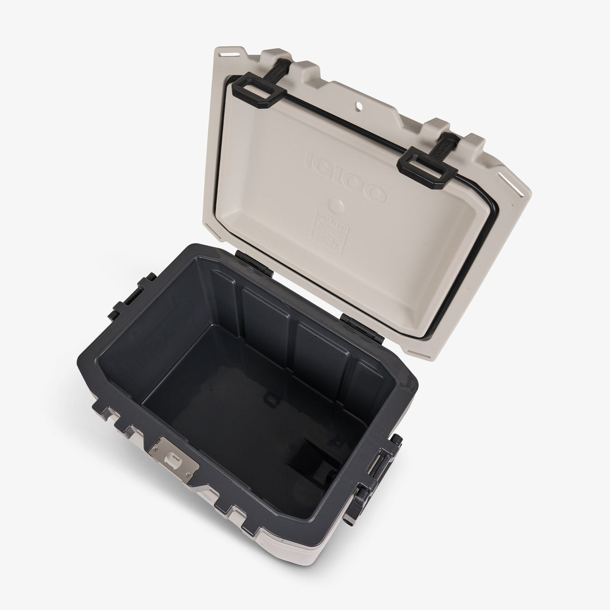 Custom Igloo Trailmate 50 Qt Cooler, Bone