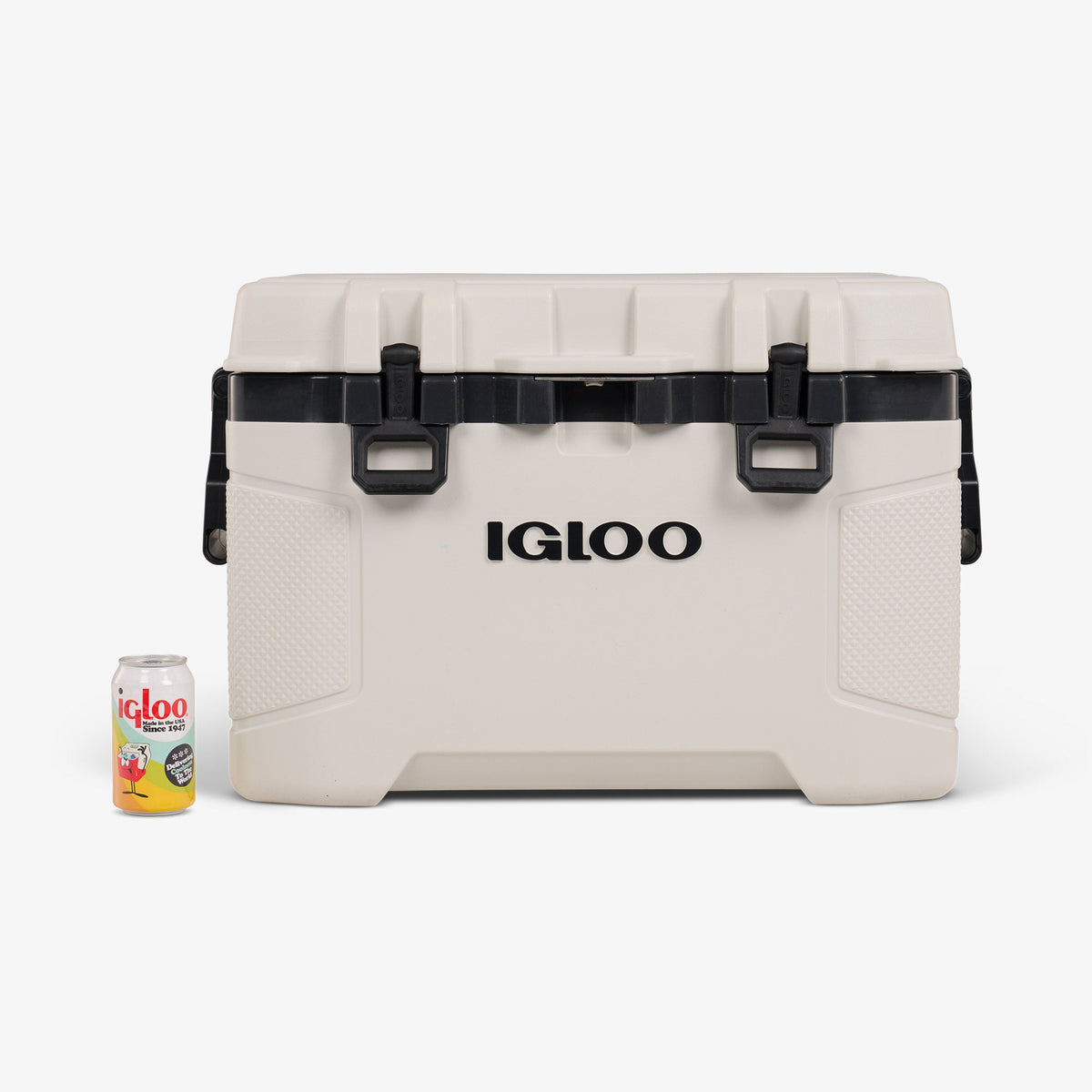 Custom Igloo Trailmate 50 Qt Cooler, Bone