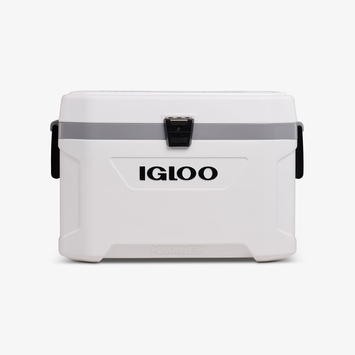 Custom Igloo Marine Ultra 54 Qt Cooler, White