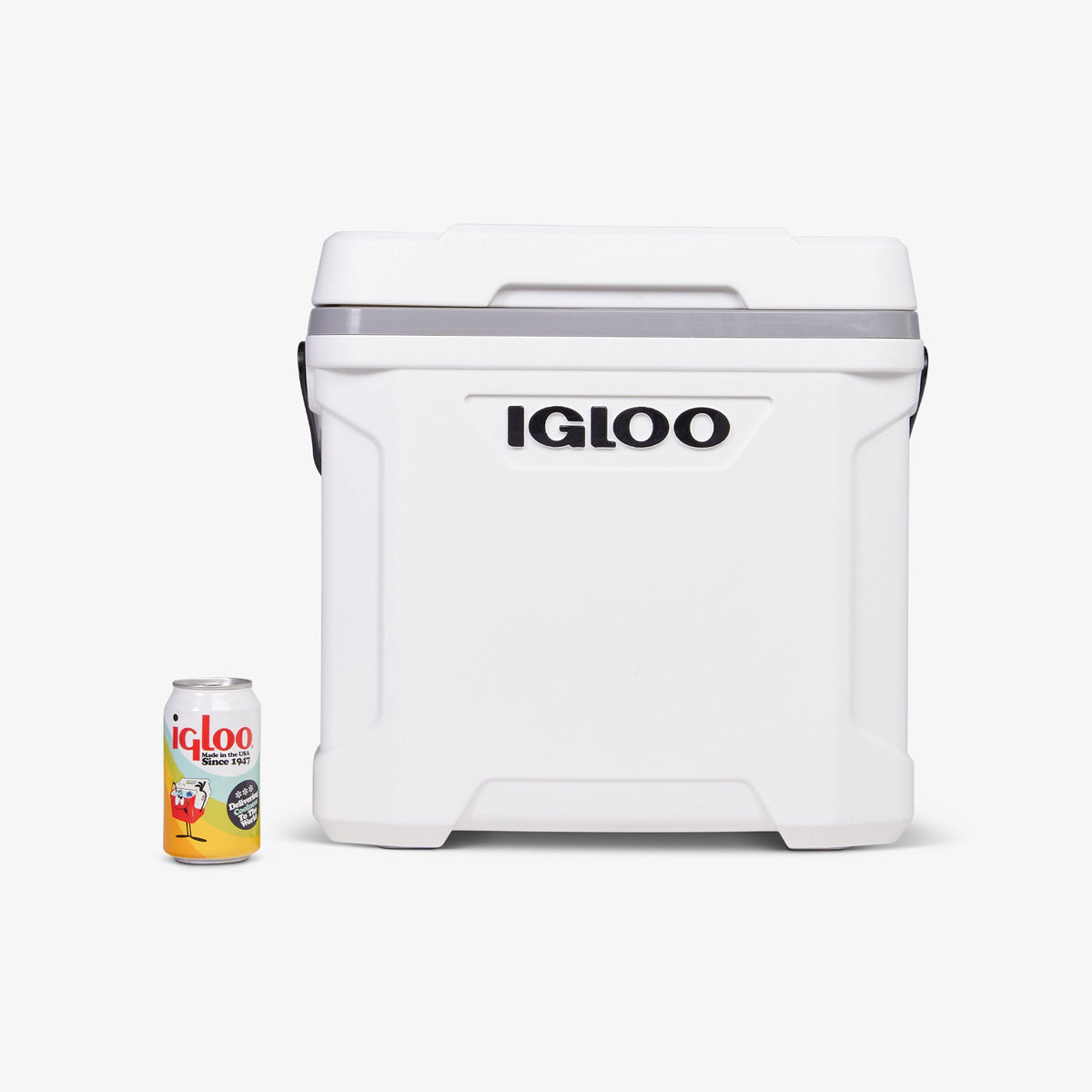 Custom Igloo Marine Ultra 30 Qt Cooler, White
