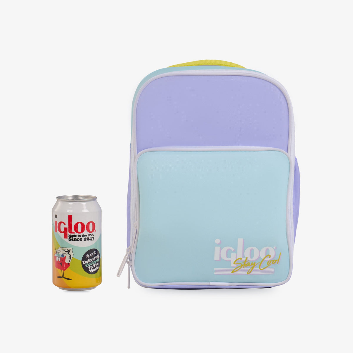 Custom Igloo Retro Convertible Lunch Pack, Lilac
