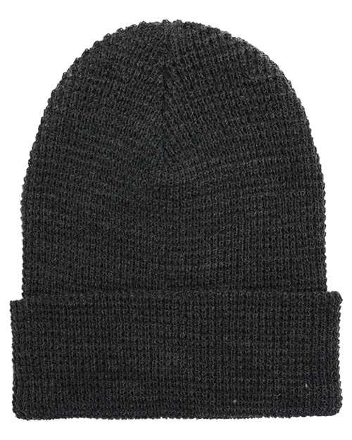 Yupoong Waffle Custom Cuffed Beanie