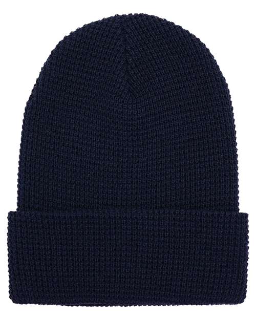 Yupoong Waffle Custom Cuffed Beanie