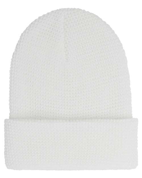 Yupoong Waffle Custom Cuffed Beanie