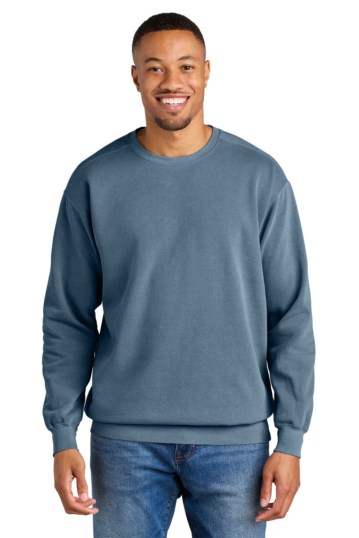 COMFORT COLORS  Ring Spun Crewneck Sweatshirt - Blue Jean