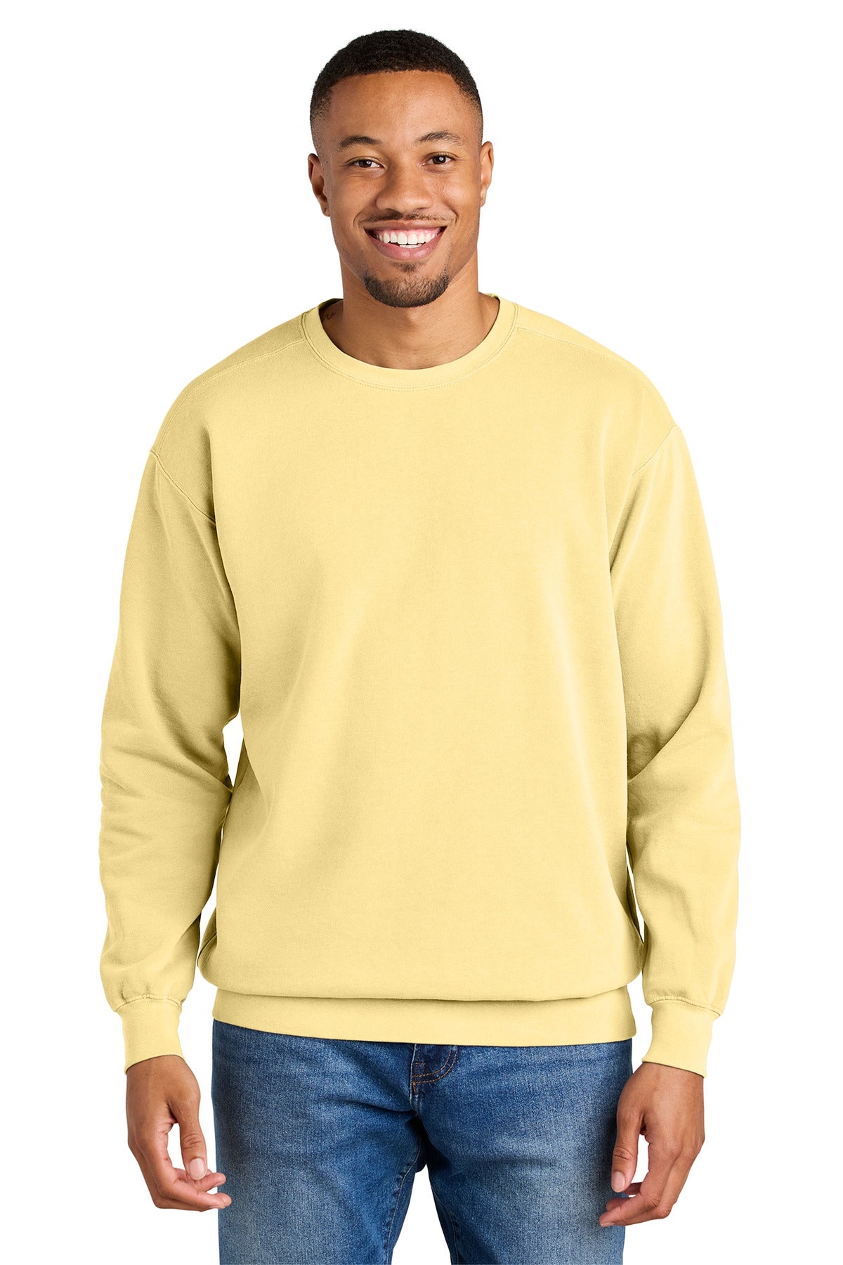 COMFORT COLORS  Ring Spun Crewneck Sweatshirt - Butter