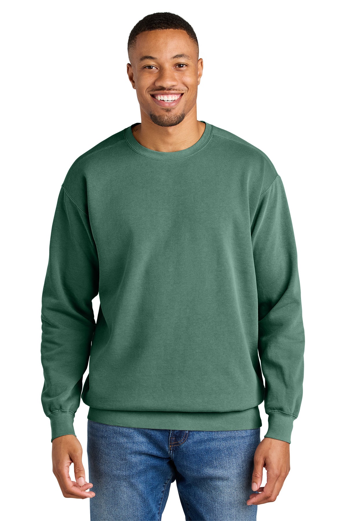 COMFORT COLORS  Ring Spun Crewneck Sweatshirt - Light Green