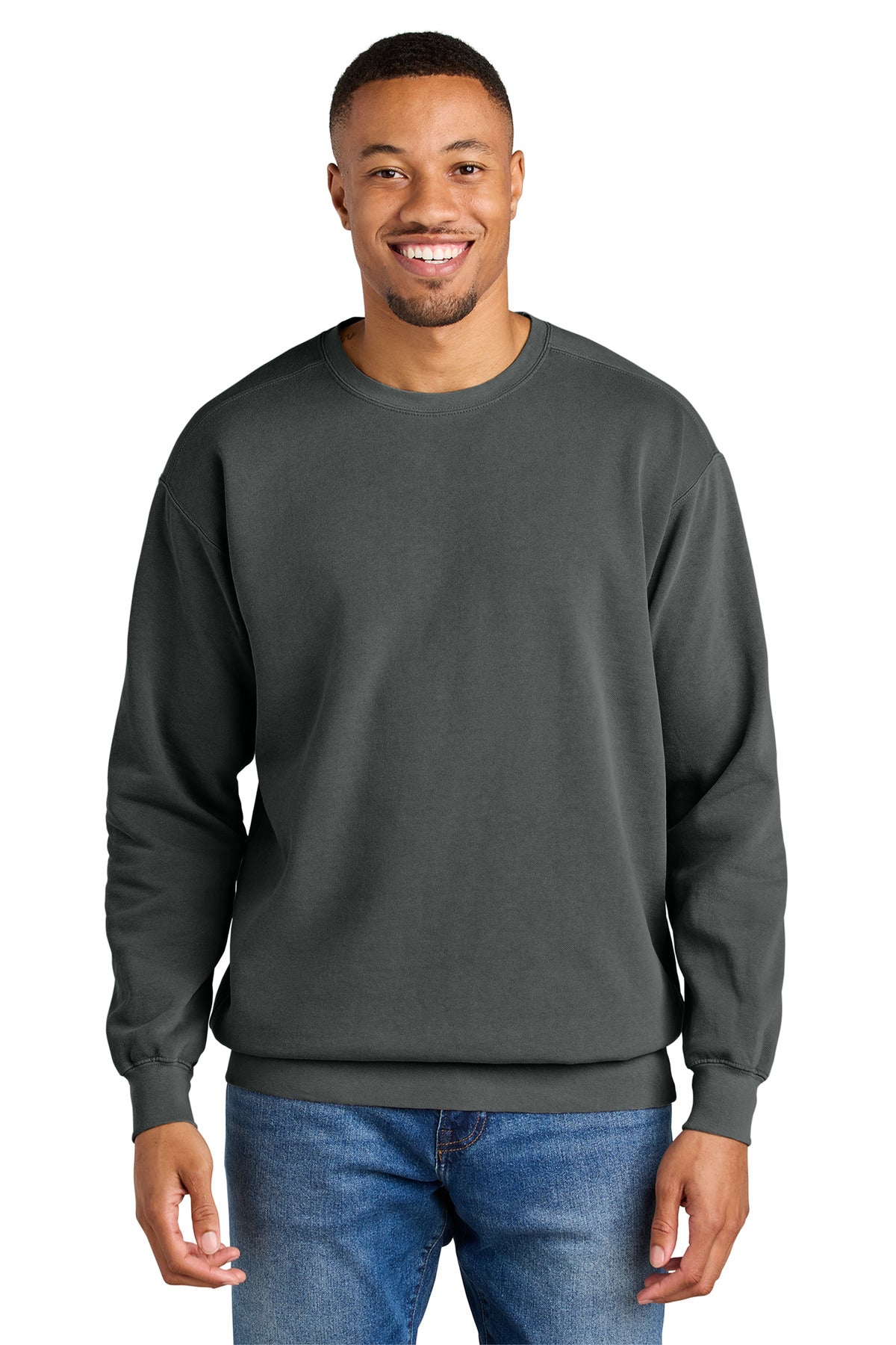 COMFORT COLORS  Ring Spun Crewneck Sweatshirt - Pepper