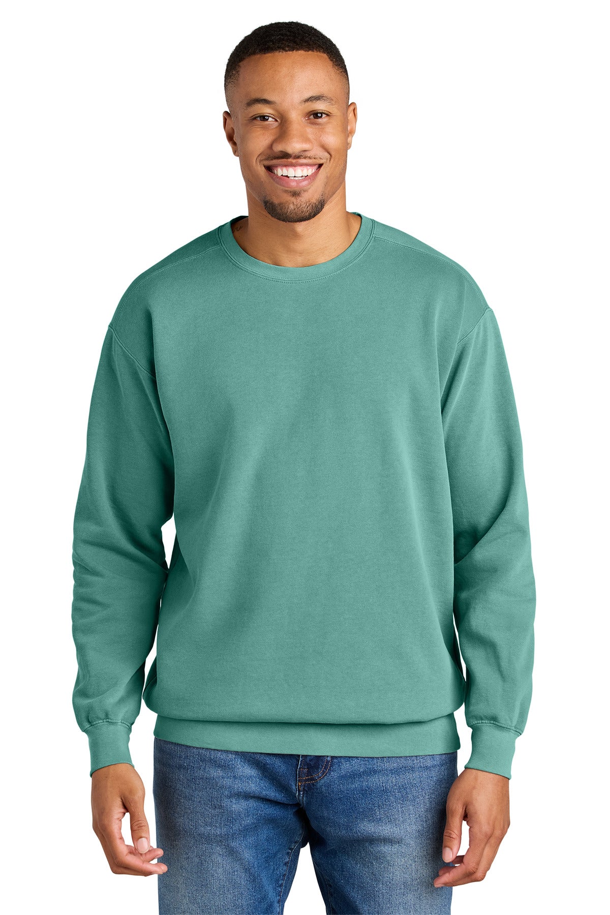 COMFORT COLORS  Ring Spun Crewneck Sweatshirt - Seafoam