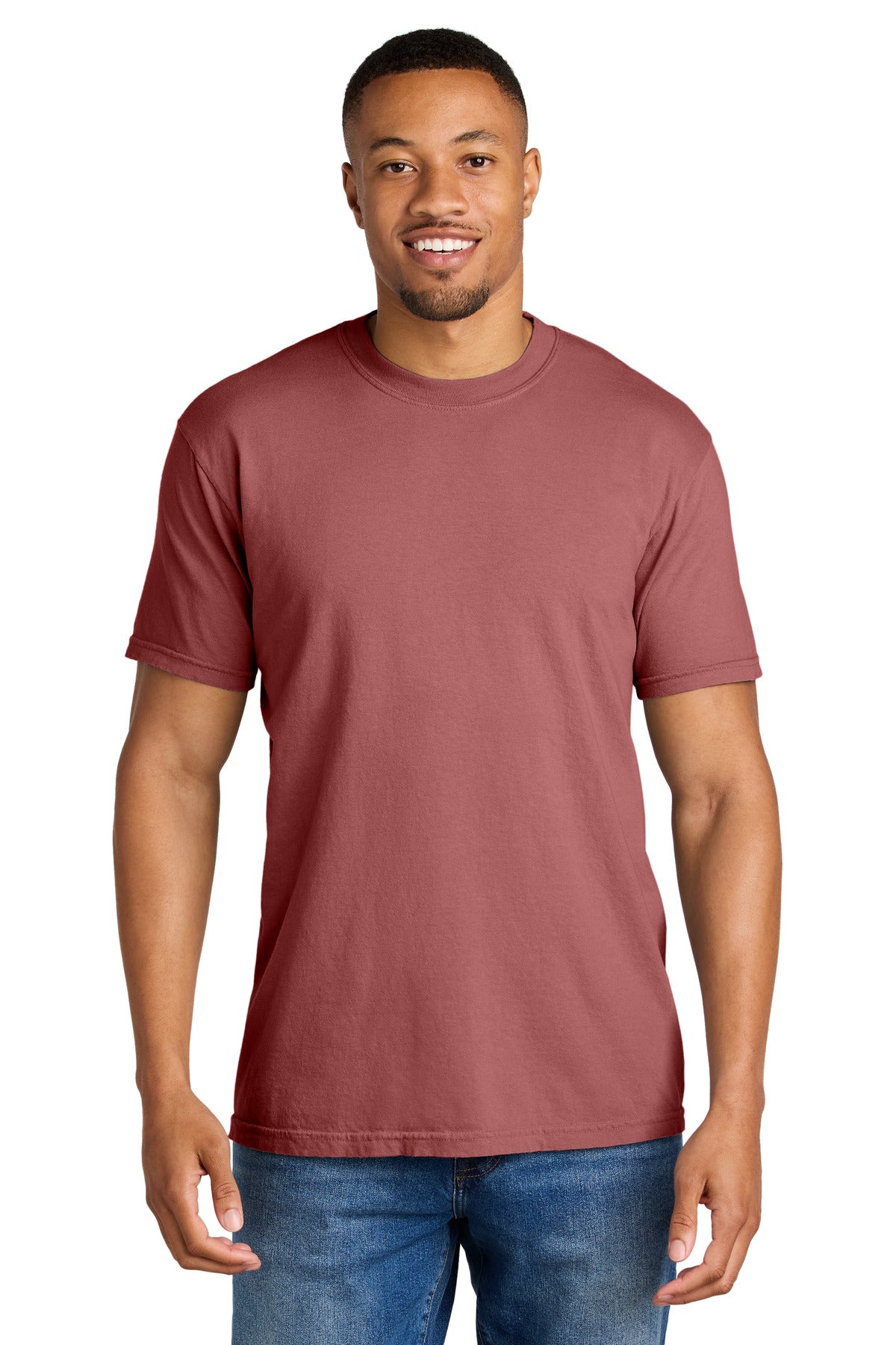 COMFORT COLORS  Heavyweight Ring Spun Tee - Crimson