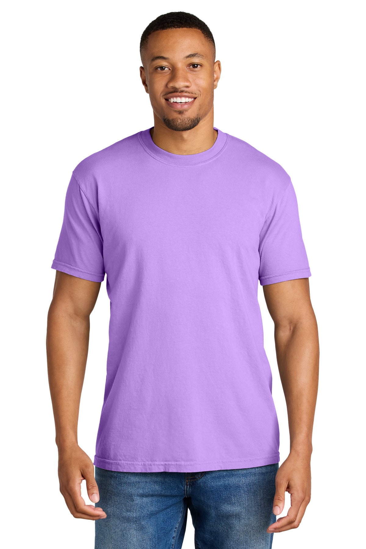 COMFORT COLORS  Heavyweight Ring Spun Tee - Neon Violet