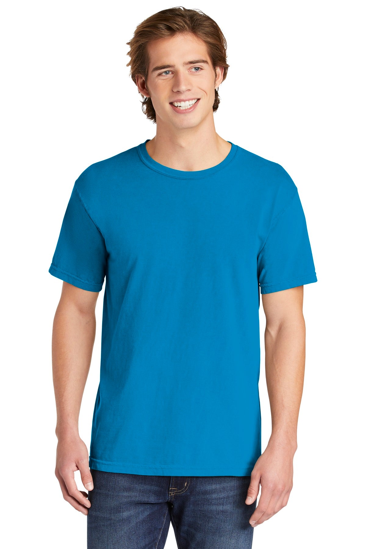 COMFORT COLORS  Heavyweight Ring Spun Tee - Royal Caribe