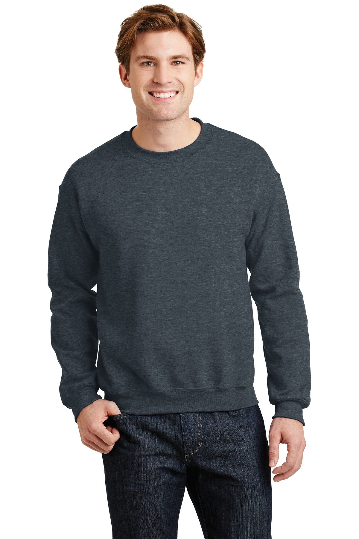 Gildan Heavy Blend™ Crewneck Sweatshirt - Dark Heather