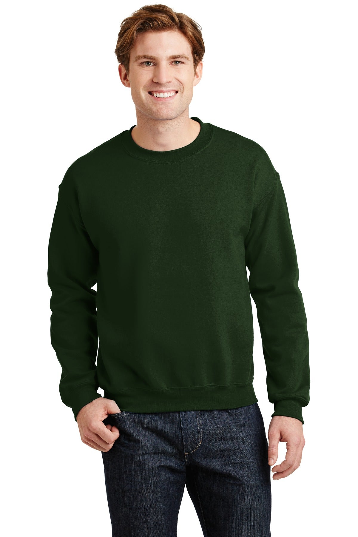 Gildan Heavy Blend™ Crewneck Sweatshirt - Forest Green