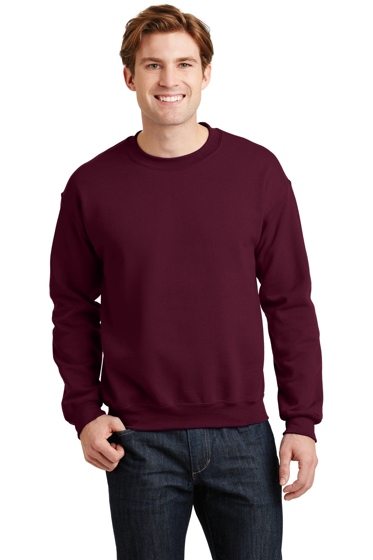 Gildan Heavy Blend™ Crewneck Sweatshirt - Maroon