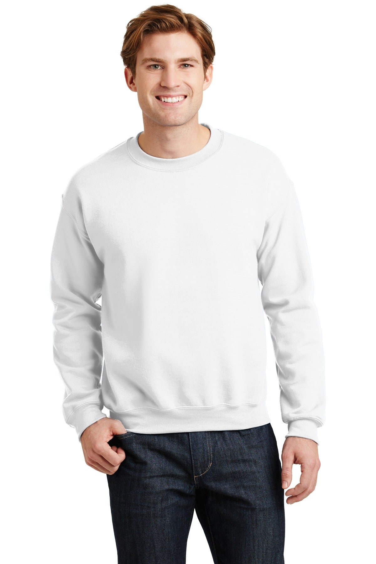 Gildan Heavy Blend™ Crewneck Sweatshirt - White