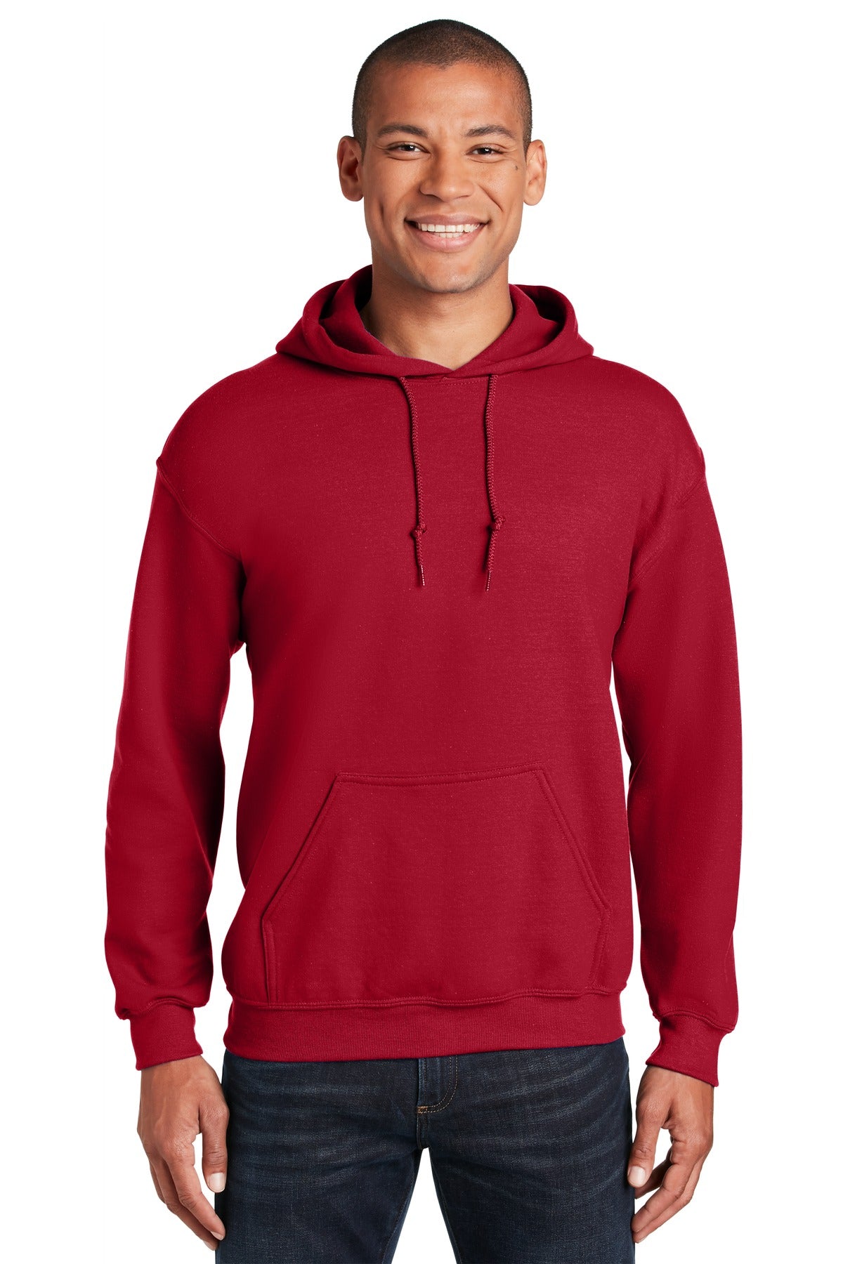 Gildan Heavy Blend Hooded Sweatshirt - Cherry Red