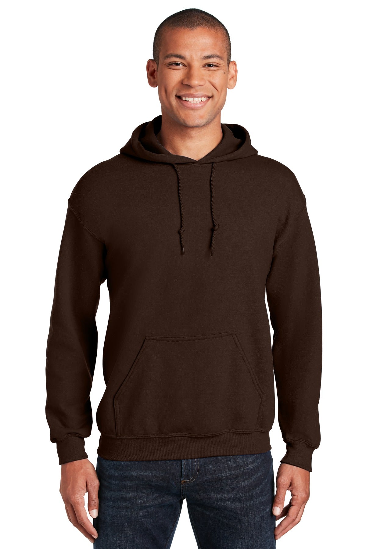 Gildan Heavy Blend Hooded Sweatshirt - Dark Chocolate